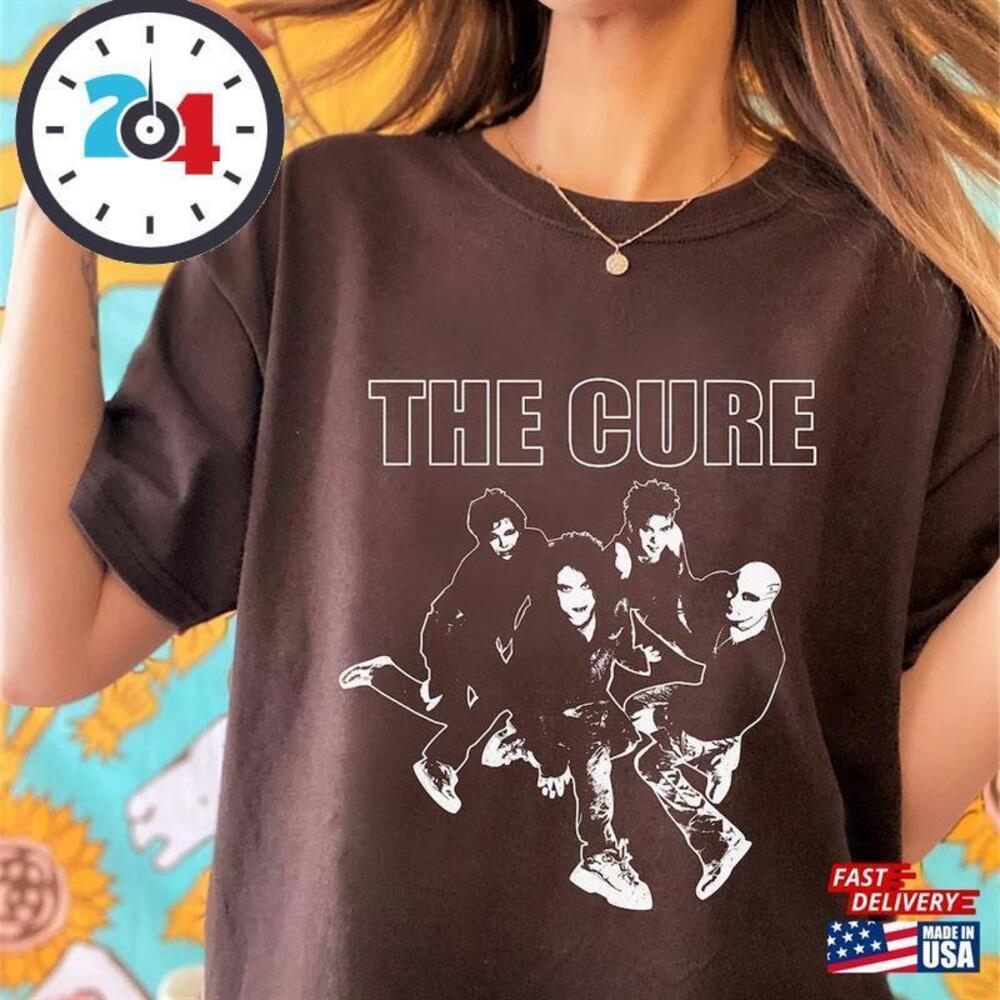 The Cure Music Band  T-Shirt  Shirt Rock Graphic Tee